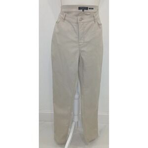 lafayette 148 new york Pants sz 10 Snake Skin embossed Off White Preppy Designer